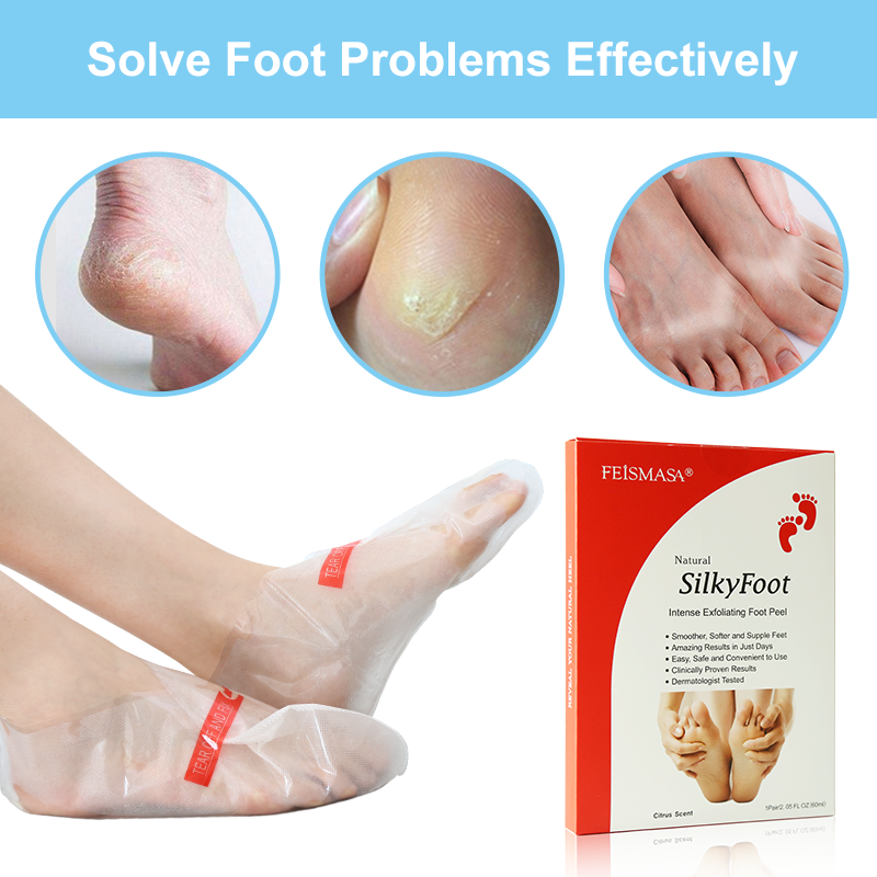 Maschera peeling per i piedi rimuovi-callosità con acido glicolico - 8